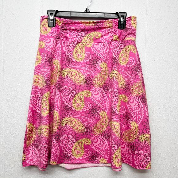 Tranquility High Waist Womens Floral Skirt Medium Barbiecore Fairy Prairie Chic - Picture 1 of 8
